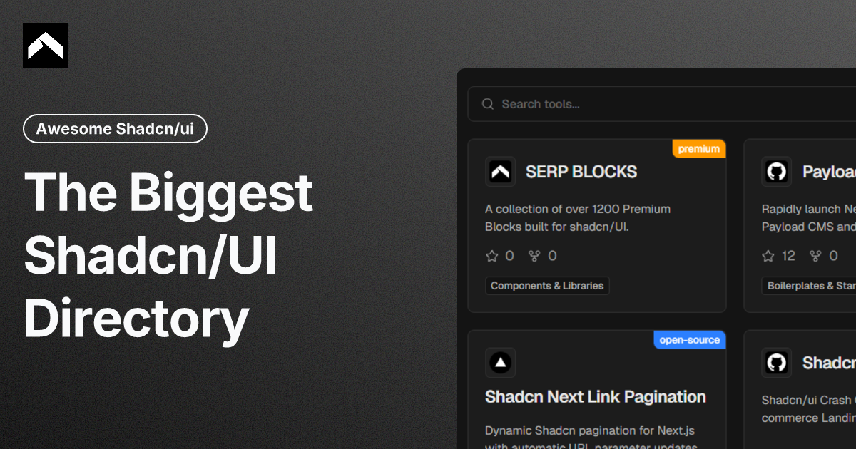 Awesome-Shadcn/ui – Awesome Shadcn/ui directory.